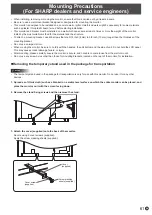 Preview for 61 page of Sharp PN-E803 Operation Manual