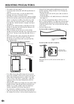 Preview for 8 page of Sharp PN-H801 Operation Manual