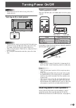 Preview for 17 page of Sharp PN-H801 Operation Manual