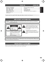 Preview for 3 page of Sharp PN-HS431 Setup Manual