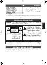 Preview for 19 page of Sharp PN-HS431 Setup Manual