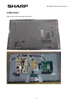 Предварительный просмотр 4 страницы Sharp PN -HW431T Dismantle Instruction