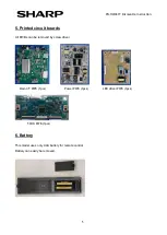 Предварительный просмотр 5 страницы Sharp PN -HW431T Dismantle Instruction