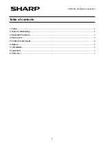 Preview for 2 page of Sharp PN -HY431 Dismantle Instruction