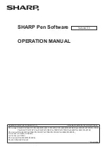 Sharp PN-L602B Operation Manual preview