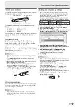 Preview for 21 page of Sharp PN-L603W Operation Manual