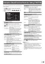 Preview for 41 page of Sharp PN-L603W Operation Manual