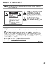 Предварительный просмотр 3 страницы Sharp PN-L603WA Operation Manual