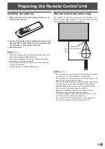 Preview for 15 page of Sharp PN-L652B Operation Manual