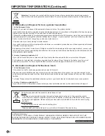 Preview for 4 page of Sharp PN-L702B Operation Manual