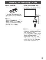 Preview for 15 page of Sharp PN-L702B Operation Manual