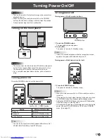 Preview for 17 page of Sharp PN-L803C Operation Manual