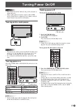 Preview for 17 page of Sharp PN-L805H Operation Manual