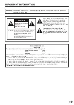 Preview for 3 page of Sharp PN-R426 Operation Manual