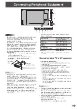 Preview for 11 page of Sharp PN-R426 Operation Manual