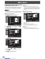 Preview for 20 page of Sharp PN-R603 Operation Manual