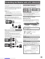 Preview for 33 page of Sharp PN-R603 Operation Manual