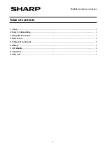 Предварительный просмотр 2 страницы Sharp PN-R606 Assembly & Dismantle Instructions