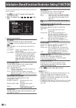 Preview for 32 page of Sharp PN-R903A Operation Manual