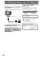 Preview for 24 page of Sharp PN-T321 Operation Manual