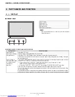 Предварительный просмотр 10 страницы Sharp PN-T321 Service Manual