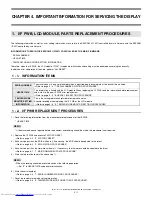 Предварительный просмотр 32 страницы Sharp PN-T321 Service Manual