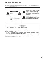 Preview for 3 page of Sharp PN-U553 Operation Manual