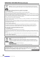 Preview for 4 page of Sharp PN-V600 Operation Operation Manual