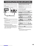 Preview for 45 page of Sharp PN-V600 Operation Operation Manual