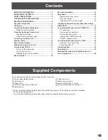 Preview for 9 page of Sharp PN-V600A Operation Manual