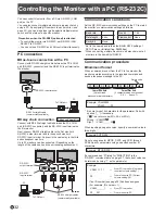 Preview for 32 page of Sharp PN-V600A Operation Manual