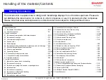 Preview for 2 page of Sharp PN-V701 Installation Manuallines