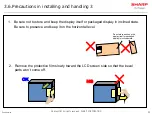 Preview for 34 page of Sharp PN-V701 Installation Manuallines