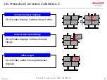 Preview for 39 page of Sharp PN-V701 Installation Manuallines