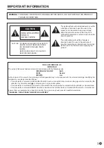 Preview for 3 page of Sharp PN-V701 Operation Manual