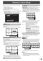 Preview for 23 page of Sharp PN-V701 Operation Manual