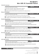 Sharp PN-ZB03PC Manual preview