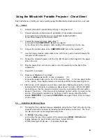 Preview for 8 page of Sharp Projector Remote Control Setup Manual