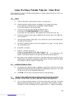 Preview for 22 page of Sharp Projector Remote Control Setup Manual