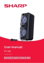 Sharp PS-920 User Manual предпросмотр