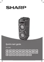 Sharp PS-940 Quick Start Manual preview