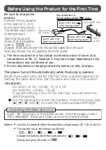 Preview for 4 page of Sharp PW-B1 Quick Reference