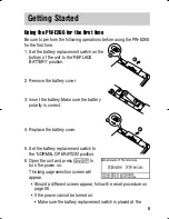 Preview for 7 page of Sharp PW-E260 Operation Manual