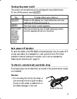 Preview for 9 page of Sharp PW-E260 Operation Manual