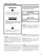Предварительный просмотр 3 страницы Sharp PZ-43HV2 Operation Manual