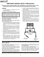 Preview for 2 page of Sharp PZ-43HV2 Service Manual