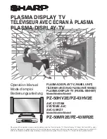 Sharp PZ-43HV2E Operation Manual preview