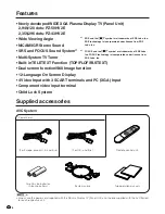 Предварительный просмотр 8 страницы Sharp PZ-43HV2E Operation Manual