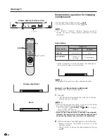 Предварительный просмотр 24 страницы Sharp PZ-43HV2E Operation Manual