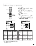 Предварительный просмотр 39 страницы Sharp PZ-43HV2E Operation Manual